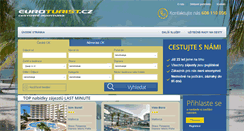 Desktop Screenshot of euroturist.cz