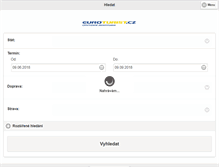 Tablet Screenshot of euroturist.cz